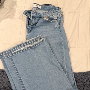 Flying Monkey Light Blue wide Leg Jeans